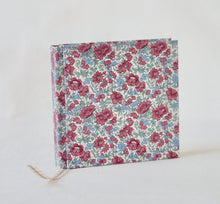 Load image into Gallery viewer, Hard Cover Recycled Liberty Print Cotton Book Cloth Journal-Floral Spine