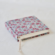 Load image into Gallery viewer, Hard Cover Recycled Liberty Print Cotton Book Cloth Journal-Floral Spine