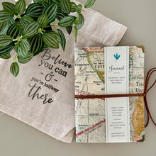 Load image into Gallery viewer, The Explorer - Fabric Covered Art Journal / Notebook
