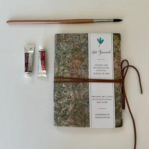 Hand Painted One of a Kind 
- Art Journal