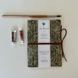 Hand Painted One of a Kind 
- Art Journal