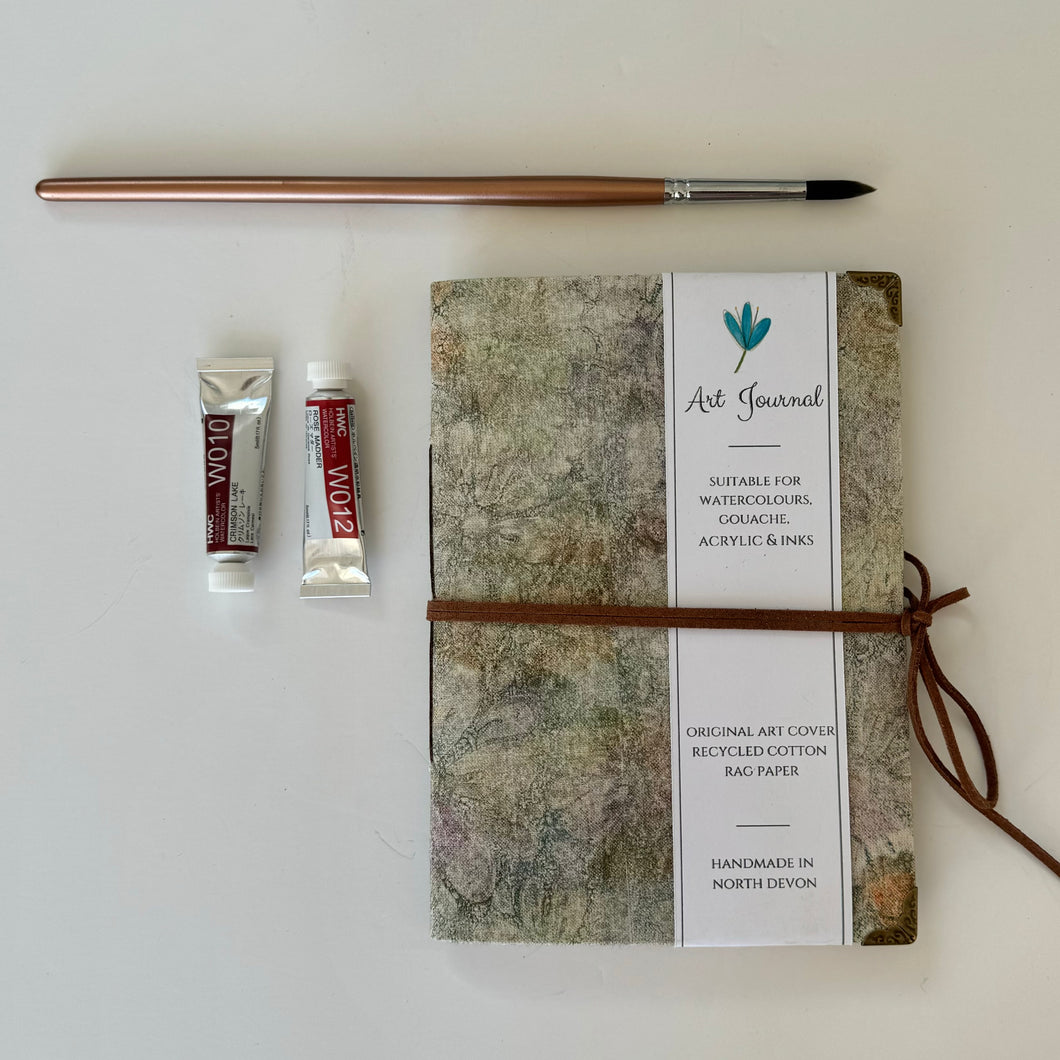 Hand Painted One of a Kind 
- Art Journal