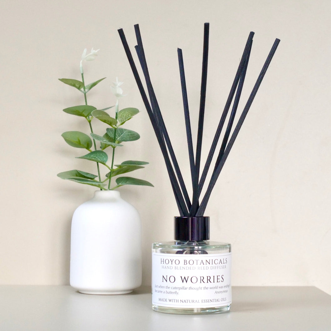 No Worries Aromatherapy Reed Diffuser