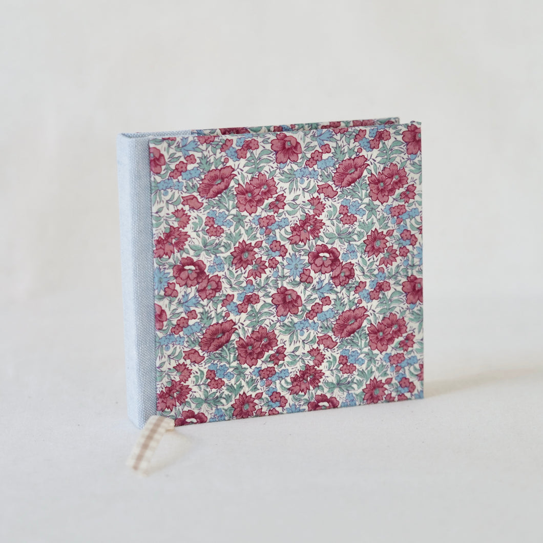 Hard Cover Recycled Liberty Print Cotton Book Cloth Journal-Floral