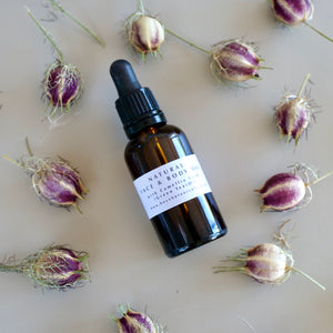 Natural Face & Body Oil with Camellia Seed Oil & Rose Geranium